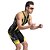 cheap Women&#039;s Triathlon Clothing-Nuckily Men&#039;s Short Sleeve Triathlon Tri Suit Triathlon Yellow Stripes Bike Spandex Polyester Breathable Anatomic Design Ultraviolet Resistant Sports Stripes Clothing Apparel / Advanced / Stretchy