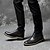 preiswerte Herrenstiefel-Herrn Fashion Boots Leder Winter Britisch Stiefel warm halten Booties / Stiefeletten Schwarz / Party &amp; Festivität / Party &amp; Festivität / Springerstiefel