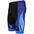 cheap Men&#039;s Shorts, Tights &amp; Pants-ILPALADINO Men&#039;s Bike Shorts Cycling Padded Shorts Bike Shorts Pants Relaxed Fit Road Bike Cycling Sports Stripes 3D Pad Breathable Ultraviolet Resistant Quick Dry Green Yellow Polyester Lycra