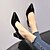 cheap Women&#039;s Heels-Women&#039;s Heels Pumps Chunky Heel Pointed Toe PU Minimalism Fall Almond / Black / Daily