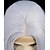 abordables Perruques synthétiques à dentelle-Perruque Lace Front Synthétique Droit Droite Lace Frontale Perruque Long Grise Cheveux Synthétiques Femme Cheveux Colorés Gris Uniwigs
