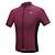 cheap Women&#039;s Cycling Clothing-SANTIC Men&#039;s Short Sleeve Cycling Jersey Summer Polyester Burgundy Solid Color Bike Jersey Ultraviolet Resistant Quick Dry Breathable Back Pocket Limits Bacteria Sports Solid Color Mountain Bike MTB