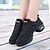 cheap Dance Sneakers-Women&#039;s Dance Shoes Dance Sneakers Sneaker Flat Heel White / Black / Red / Practice / EU40