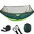 cheap Picnic &amp; Camping Accessories-Camping Hammock with Pop Up Mosquito Net Double Hammock Outdoor Automatic Open Hammock Portable Breathable Anti-Mosquito Parachute Nylon with Carabiners and Tree Straps for 2 person 250*120