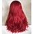 cheap Synthetic Lace Wigs-Synthetic Lace Front Wig Straight Straight Lace Front Wig Long Dark Red Synthetic Hair Women&#039;s Red Uniwigs