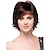 cheap Human Hair Capless Wigs-Human Hair Blend Wig Short Wavy Bob Layered Haircut Short Hairstyles 2020 With Bangs Wavy Side Part Capless Women&#039;s Strawberry Blonde / Bleach Blonde Light Auburn Black 10 inch