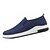 cheap Men&#039;s Slip-ons &amp; Loafers-Men&#039;s Comfort Shoes Canvas Fall Casual Loafers &amp; Slip-Ons Non-slipping Blue / Black / Gray / EU41