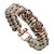 voordelige Herenarmbanden-Heren loom Bracelet Gevlochten Schedel Vintage Punk Rips Armband sieraden Goud / Zilver / Goud Rose Voor Straat Club