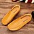 preiswerte Herrenpantoletten &amp; -slipper-Herrn Mokkasin PU Herbst Freizeit Loafers &amp; Slip-Ons Rutschfest Gelb / Blau / Schwarz