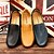 preiswerte Herrenpantoletten &amp; -slipper-Herrn Mokkasin PU Herbst Freizeit Loafers &amp; Slip-Ons Rutschfest Gelb / Blau / Schwarz