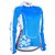 billiga ערכות בגדי גברים-Nuckily Women&#039;s Long Sleeve Cycling Jersey with Tights Mountain Bike MTB Road Bike Cycling Winter Blue Floral Botanical Bike Clothing Suit Lycra Polyester Windproof 3D Pad Breathable Anatomic Design