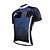 cheap Men&#039;s Clothing Sets-ILPALADINO Men&#039;s Cycling Jersey with Bib Shorts Short Sleeve Mountain Bike MTB Road Bike Cycling Dark Blue Bike Bib Shorts Jersey Clothing Suit Lycra Polyester 3D Pad Breathable Ultraviolet Resistant