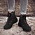 baratos Sapatos Desportivos de mulher-Mulheres Tênis Sapatos Confortáveis Sem Salto Pele Napa / Tecido elástico Esportivo Aventura Inverno Preto / Branco