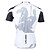 cheap Women&#039;s Cycling Clothing-ILPALADINO Men&#039;s Cycling Jersey Short Sleeve Bike Jersey Top with 3 Rear Pockets Mountain Bike MTB Road Bike Cycling Breathable Ultraviolet Resistant Quick Dry Green White Purple Patchwork Polyester