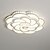 tanie Ściemnialne lampy sufitowe-1-Light 68 cm Kryształowe oświetlenie podtynkowe Metal Akryl Nowość Malowane wykończenia Artystyczne Nowoczesne 110-120 V 220-240 V FCC