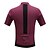 cheap Women&#039;s Cycling Clothing-SANTIC Men&#039;s Short Sleeve Cycling Jersey Summer Polyester Burgundy Solid Color Bike Jersey Ultraviolet Resistant Quick Dry Breathable Back Pocket Limits Bacteria Sports Solid Color Mountain Bike MTB