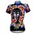 cheap Women&#039;s Cycling Clothing-ILPALADINO Women&#039;s Cycling Jersey Short Sleeve Plus Size Bike Jersey Top with 3 Rear Pockets Mountain Bike MTB Road Bike Cycling Breathable Ultraviolet Resistant Quick Dry Red / black Leopard Floral