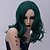 abordables Pelucas sintéticas de moda-Wig Accessories Rizado Estilo Corte a capas Sin Tapa Peluca Verde Pelo sintético 14 pulgada Mujer Diseños de Moda Verde Peluca Corta Peluca de Halloween