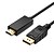 voordelige HDMI-kabels-yongwei displayport male naar hdmi male 1080p hd-kabel voor pc hdtv-projector (1,8 m 6ft)