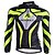 cheap Men&#039;s Clothing Sets-Nuckily Men&#039;s Long Sleeve Cycling Jersey with Tights Mountain Bike MTB Road Bike Cycling Winter Green Bike Clothing Suit Lycra Polyester Windproof Breathable Ultraviolet Resistant Quick Dry