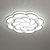 tanie Ściemnialne lampy sufitowe-1-Light 68 cm Kryształowe oświetlenie podtynkowe Metal Akryl Nowość Malowane wykończenia Artystyczne Nowoczesne 110-120 V 220-240 V FCC