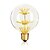 baratos Lâmpadas Filamento de LED-1pç 3 W Lâmpadas de Filamento de LED 200 lm E26 / E27 G95 47 Contas LED COB Decorativa Estrelado Branco Quente 85-265 V / RoHs