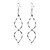 abordables Boucle d&#039;Oreille-Femme Boucle d&#039;Oreille Pendantes Rétro Vague dames Elégant Classique Des boucles d&#039;oreilles Bijoux Dorée / Argent Pour Quotidien Formel 1 paire