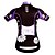 お買い得  婦人服のセット-WOSAWE Women&#039;s Short Sleeve Cycling Jersey with Shorts Purple Floral Botanical Bike Shorts Jersey Padded Shorts / Chamois Windproof Breathable 3D Pad Quick Dry Sports Polyester Spandex Floral