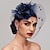 Χαμηλού Κόστους Fascinators-φτερό / δίχτυ fascinators καπέλο kentucky derby / headpiece με φτερό / floral / λουλούδι 1 τεμ. γάμος / ειδική περίσταση / κεφαλή ιπποδρομιών