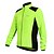 baratos Jaquetas e Gilets para homens-WOSAWE Homens Mulheres Jaqueta para Ciclismo Moto Jaqueta Blusas Ciclismo de Montanha Ciclismo de Estrada Esportes Verde Alta Visibilidade A Prova de Vento Respirável Inverno Roupa Avançado Assenta