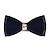 Недорогие Мужские аксессуары-мужской базовый галстук-бабочка в стиле пэчворк черный винно-красный 2024