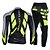 cheap Men&#039;s Clothing Sets-Nuckily Men&#039;s Long Sleeve Cycling Jersey with Tights Mountain Bike MTB Road Bike Cycling Winter Green Bike Clothing Suit Lycra Polyester Windproof Breathable Ultraviolet Resistant Quick Dry