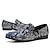 cheap Men&#039;s Slip-ons &amp; Loafers-Men&#039;s Loafers &amp; Slip-Ons Formal Shoes Comfort Shoes Sequin Classic British Party &amp; Evening Office &amp; Career Satin Black Red Blue Floral Spring Summer