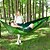 cheap Picnic &amp; Camping Accessories-Camping Hammock with Pop Up Mosquito Net Double Hammock Outdoor Automatic Open Hammock Portable Breathable Anti-Mosquito Parachute Nylon with Carabiners and Tree Straps for 2 person 250*120