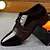 رخيصةأون أحذية أوكسفورد للرجال-رجالي أوكسفورد أحذية رسمية الأعمال التجارية مناسب للبس اليومي المكتب &amp; الوظيفة PU أسود بني الربيع