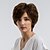 זול פאות ללא כיסוי משיער אנושי-Human Hair Blend Wig Curly Pixie Cut Short Hairstyles 2020 Berry Dark Brown Natural Hairline Capless Women&#039;s Natural Black #1B Golden Brown#12 Silver 10 inch Daily Wear