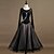 cheap Ballroom Dancewear-Ballroom Dance Dress Crystals / Rhinestones Women&#039;s Training Long Sleeve High Nylon Organza Tulle