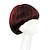 cheap Synthetic Trendy Wigs-Synthetic Wig Straight Straight Bob With Bangs Wig Dark Auburn#33 Dark Wine Auburn Black Synthetic Hair 8 inch Women‘s Red Black Brown hairjoy Christmas Party Wigs