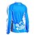 voordelige Herenkleding sets-Nuckily Women&#039;s Long Sleeve Cycling Jersey with Tights Mountain Bike MTB Road Bike Cycling Winter Blue Floral Botanical Bike Clothing Suit Lycra Polyester Windproof 3D Pad Breathable Anatomic Design