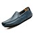 baratos Sapatilhas e Mocassins para Homem-Homens Mocassim Couro Ecológico Outono Casual Mocassins e Slip-Ons Não escorregar Amarelo / Azul / Preto