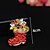 cheap Pins and Brooches-Men&#039;s AAA Cubic Zirconia Brooches Classic Santa Suits Shoe Classic Cartoon Cute Rhinestone Brooch Jewelry White / Red Red For Christmas Daily
