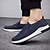 cheap Men&#039;s Slip-ons &amp; Loafers-Men&#039;s Comfort Shoes Canvas Fall Casual Loafers &amp; Slip-Ons Non-slipping Blue / Black / Gray / EU41