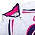 voordelige Herenkleding sets-Gelukkig Dames Lange mouw Wielrenshirt met strakke wielrenbroek Winter Lycra Polyester Paars Verloop Fietsen Sportoutfits Thermisch Warm Winddicht 3D-pad Anatomisch ontwerp Ademend Sport Verloop
