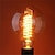 baratos Incandescente-1pç 40 W E26 / E27 G95 Branco Quente 2200-2700 k Retro / Regulável / Decorativa Incandescente Vintage Edison Light Bulb 220-240 V