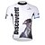 cheap Women&#039;s Cycling Clothing-ILPALADINO Men&#039;s Short Sleeve Cycling Jersey Polyester Black / White Eagle Bike Jersey Top Mountain Bike MTB Road Bike Cycling Breathable Quick Dry Ultraviolet Resistant Sports Clothing Apparel