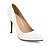cheap Women&#039;s Heels-Women&#039;s Heels Daily Stiletto Heel PU Black White Yellow