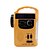baratos Rádios e Relógios-RD339 Rádio portátil Leitor de mp3 / Energia solar / Lanterna Receptor do mundo Amarelo