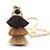voordelige Ketting-Women&#039;s Pendant Necklace Necklace Tassel Fringe Long Pom Pom Spike Ladies Tassel Ethnic Boho Wooden Wood Cotton Wine Black Purple Red Light Green 90 cm Necklace Jewelry 1pc For Daily Holiday