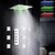 Недорогие Смесители для душа-Набор для душа Устанавливать - Дождевая лейка Современный Хром Керамический клапан Bath Shower Mixer Taps / Латунь