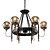 cheap Chandeliers-6-Light Chandelier Uplight Painted Finishes Metal Glass Mini Style 110-120V / 220-240V Warm White Bulb Not Included / E26 / E27